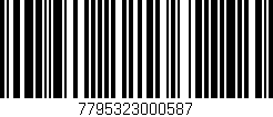 Código de barras (EAN, GTIN, SKU, ISBN): '7795323000587'