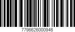 Código de barras (EAN, GTIN, SKU, ISBN): '7796626000946'