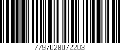 Código de barras (EAN, GTIN, SKU, ISBN): '7797028072203'