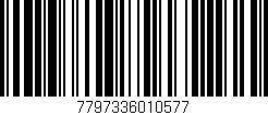 Código de barras (EAN, GTIN, SKU, ISBN): '7797336010577'