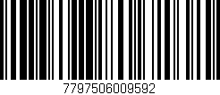Código de barras (EAN, GTIN, SKU, ISBN): '7797506009592'