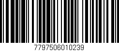 Código de barras (EAN, GTIN, SKU, ISBN): '7797506010239'
