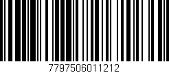 Código de barras (EAN, GTIN, SKU, ISBN): '7797506011212'