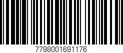 Código de barras (EAN, GTIN, SKU, ISBN): '7798001691176'
