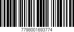 Código de barras (EAN, GTIN, SKU, ISBN): '7798001693774'