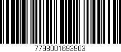 Código de barras (EAN, GTIN, SKU, ISBN): '7798001693903'