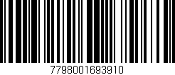 Código de barras (EAN, GTIN, SKU, ISBN): '7798001693910'
