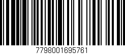 Código de barras (EAN, GTIN, SKU, ISBN): '7798001695761'