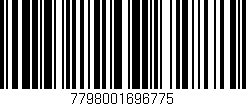 Código de barras (EAN, GTIN, SKU, ISBN): '7798001696775'