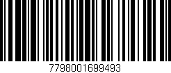 Código de barras (EAN, GTIN, SKU, ISBN): '7798001699493'