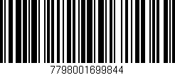 Código de barras (EAN, GTIN, SKU, ISBN): '7798001699844'