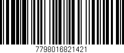 Código de barras (EAN, GTIN, SKU, ISBN): '7798016821421'