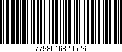 Código de barras (EAN, GTIN, SKU, ISBN): '7798016829526'
