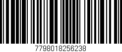 Código de barras (EAN, GTIN, SKU, ISBN): '7798018256238'