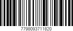 Código de barras (EAN, GTIN, SKU, ISBN): '7798093711820'