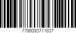 Código de barras (EAN, GTIN, SKU, ISBN): '7798093711837'