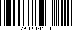 Código de barras (EAN, GTIN, SKU, ISBN): '7798093711899'