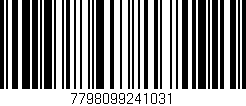 Código de barras (EAN, GTIN, SKU, ISBN): '7798099241031'