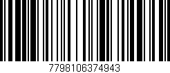 Código de barras (EAN, GTIN, SKU, ISBN): '7798106374943'