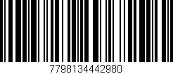 Código de barras (EAN, GTIN, SKU, ISBN): '7798134442980'