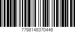 Código de barras (EAN, GTIN, SKU, ISBN): '7798148370446'