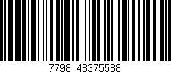 Código de barras (EAN, GTIN, SKU, ISBN): '7798148375588'