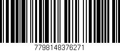 Código de barras (EAN, GTIN, SKU, ISBN): '7798148376271'