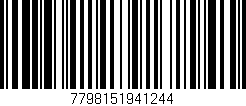 Código de barras (EAN, GTIN, SKU, ISBN): '7798151941244'