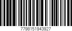 Código de barras (EAN, GTIN, SKU, ISBN): '7798151943927'