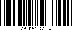 Código de barras (EAN, GTIN, SKU, ISBN): '7798151947994'