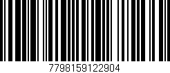 Código de barras (EAN, GTIN, SKU, ISBN): '7798159122904'