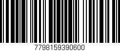 Código de barras (EAN, GTIN, SKU, ISBN): '7798159390600'