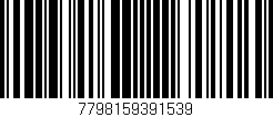 Código de barras (EAN, GTIN, SKU, ISBN): '7798159391539'