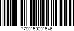 Código de barras (EAN, GTIN, SKU, ISBN): '7798159391546'