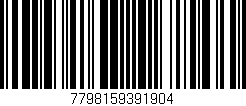Código de barras (EAN, GTIN, SKU, ISBN): '7798159391904'