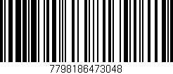Código de barras (EAN, GTIN, SKU, ISBN): '7798186473048'