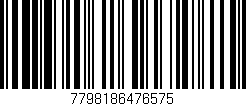 Código de barras (EAN, GTIN, SKU, ISBN): '7798186476575'