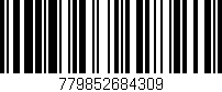 Código de barras (EAN, GTIN, SKU, ISBN): '779852684309'