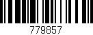 Código de barras (EAN, GTIN, SKU, ISBN): '779857'