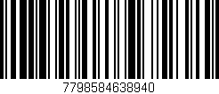 Código de barras (EAN, GTIN, SKU, ISBN): '7798584638940'