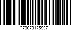 Código de barras (EAN, GTIN, SKU, ISBN): '7798791759971'