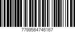 Código de barras (EAN, GTIN, SKU, ISBN): '7799564746167'