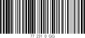 Código de barras (EAN, GTIN, SKU, ISBN): '77_231_0_GG'