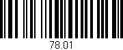Código de barras (EAN, GTIN, SKU, ISBN): '78.01'