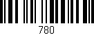 Código de barras (EAN, GTIN, SKU, ISBN): '780'