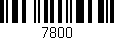 Código de barras (EAN, GTIN, SKU, ISBN): '7800'