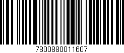 Código de barras (EAN, GTIN, SKU, ISBN): '7800880011607'