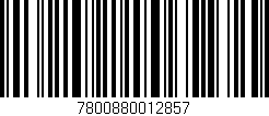 Código de barras (EAN, GTIN, SKU, ISBN): '7800880012857'