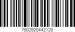 Código de barras (EAN, GTIN, SKU, ISBN): '7802820442120'
