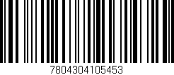 Código de barras (EAN, GTIN, SKU, ISBN): '7804304105453'